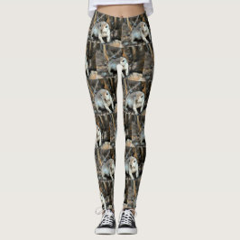 Legging As caneleiras das mulheres do esquilo à terra do