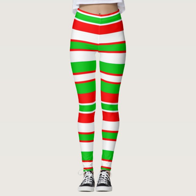 Legging As caneleiras do Natal/Natal listram o teste (Frente)