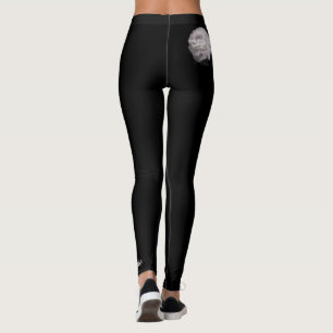 Legging As caneleiras feitas sob encomenda pretas, ultra