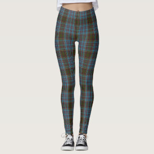 Legging As caneleiras mulheres azuis/verde-oliva