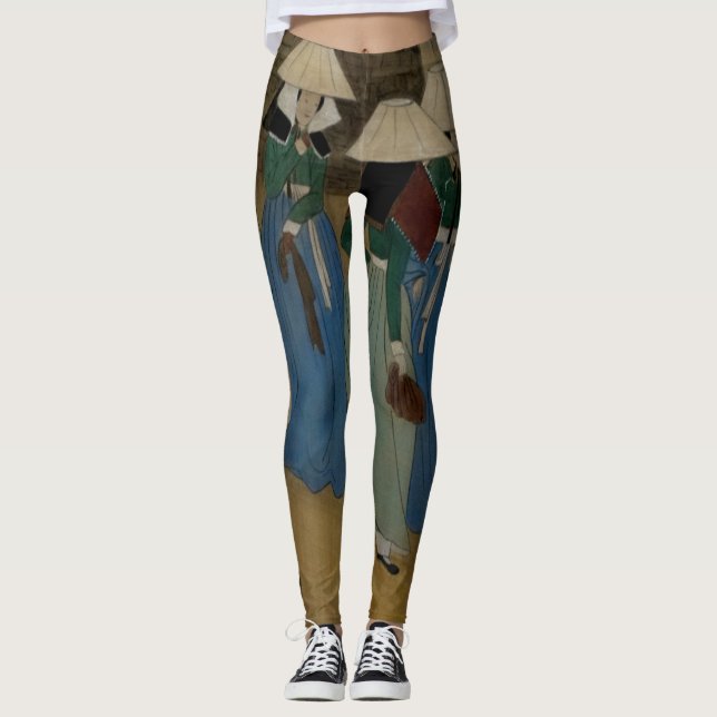 Legging As cores da arte antiga, solidamente envelhecidas, (Frente)