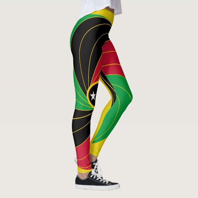 Legging As cores das RUAS. Kitt & Nevis (Direita)
