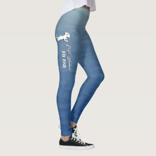 Legging As mulheres do carretel voam peixes