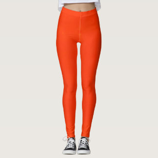 Legging As mulheres laranja leggings.