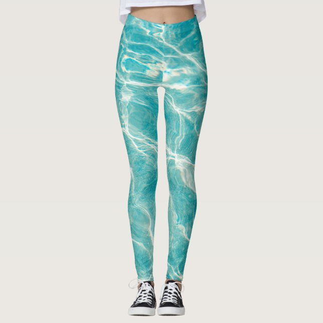 Legging as ondas do mar (Frente)