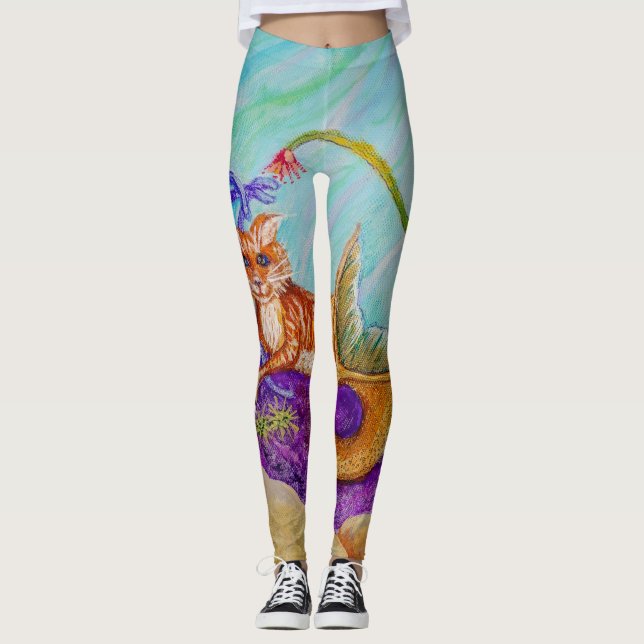 Legging As Pernas do Mer cat (Frente)