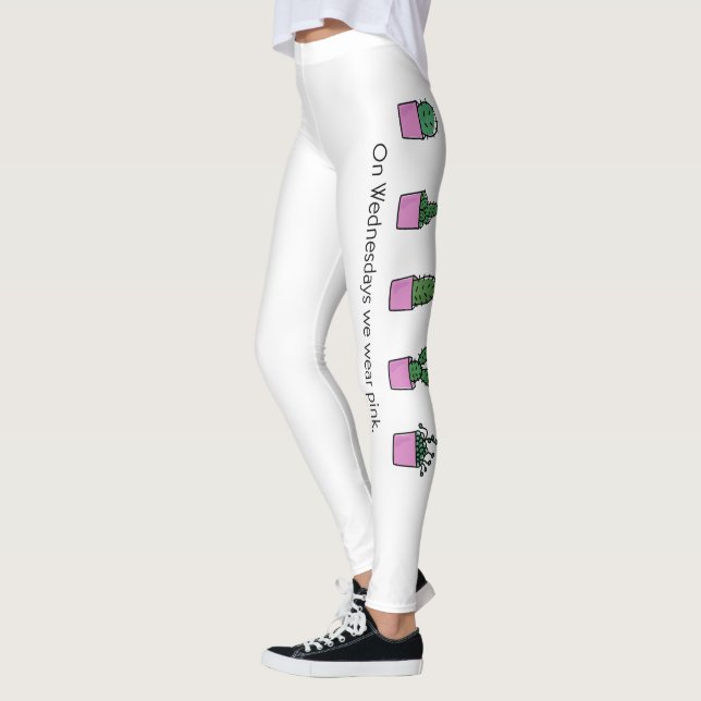 Legging Às quartas-feiras Vestimos Rosa (Esquerda)