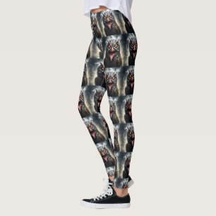 Legging "Asas Pesadelos: A Coruja Vampira Fangida"