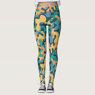 Legging Assinatura Mudada do Arco-Íris Camo