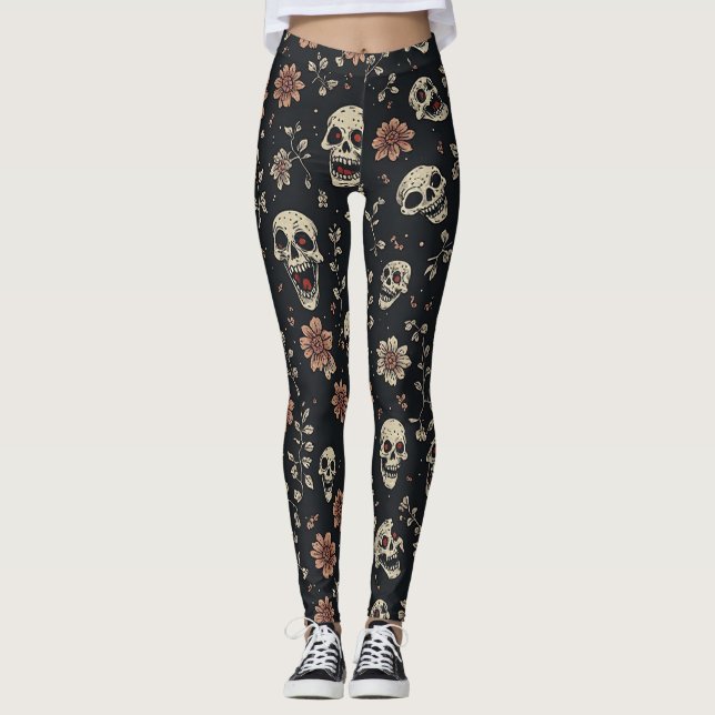 Legging assustador, assombroso (Frente)