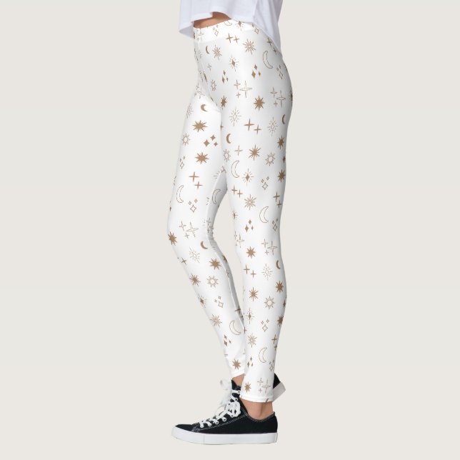 Legging Astrology Star Pattern (Esquerda)