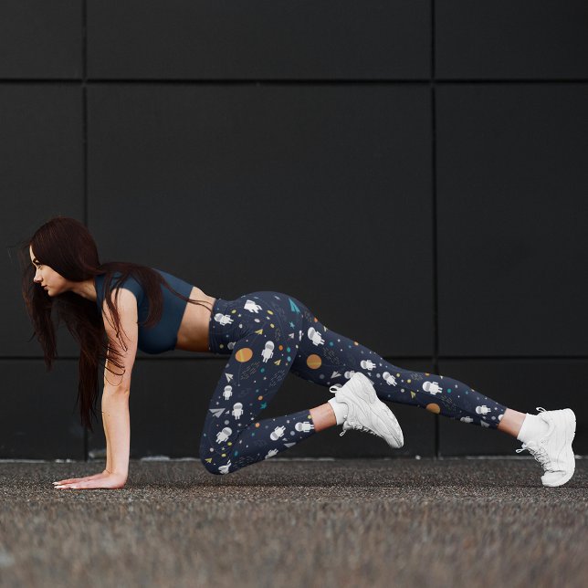 Legging Astronauta de rabisco (Criador carregado)