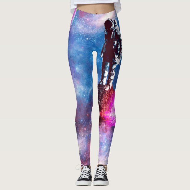 Legging Astronauta em Galáxia (Frente)