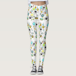 Legging Astronauta espacial bonito e legal