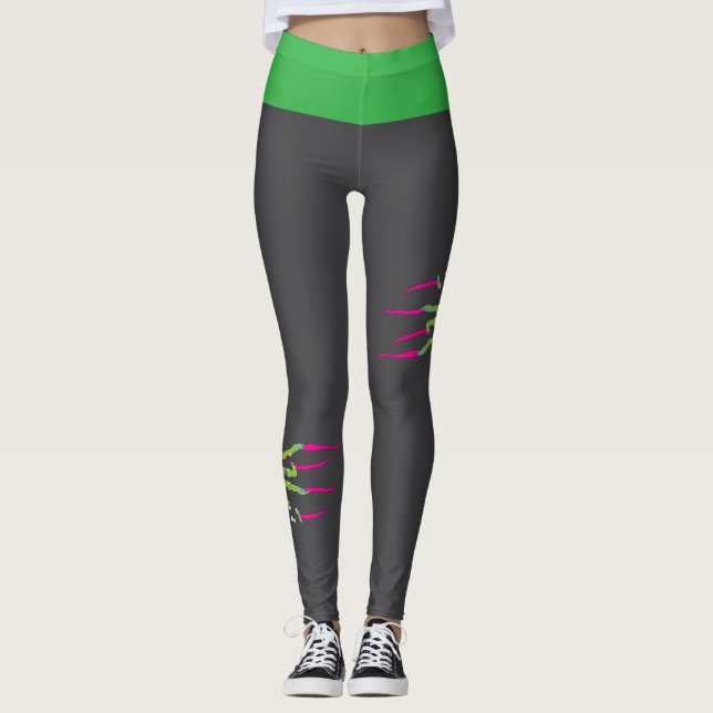 Legging Ataque Zombie! Zombie Ripped (Frente)