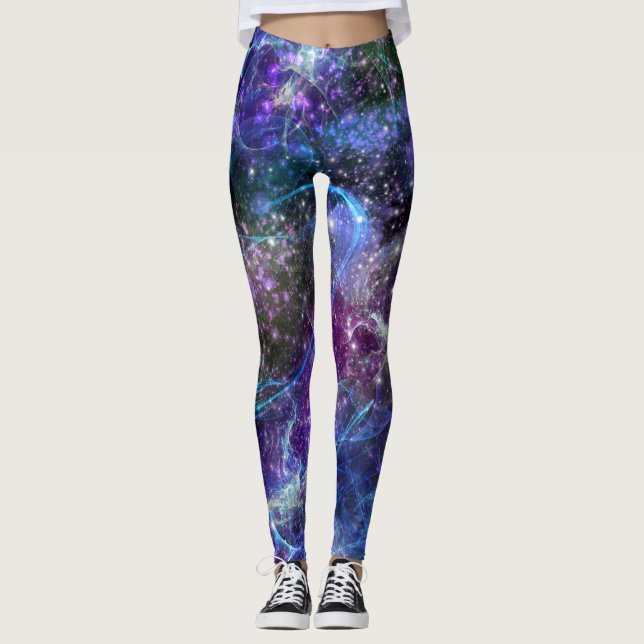 Legging até o fim do tempo, paisagem galáctica: (Frente)