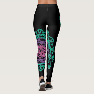 Legging Aterrando caneleiras da mandala