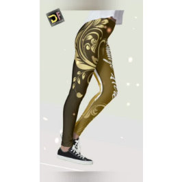 Legging Ativação Personalizada | Esfregaço Dourado persona