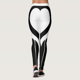 Legging Ativista Sexo Preto-Branco Bumbum Gym