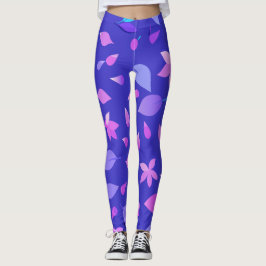 Legging Aurora Bloom: Gradientes macios com pétalas de flo