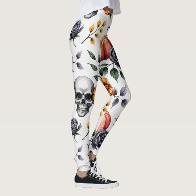Legging Autumn Floral Halloween (Direita)
