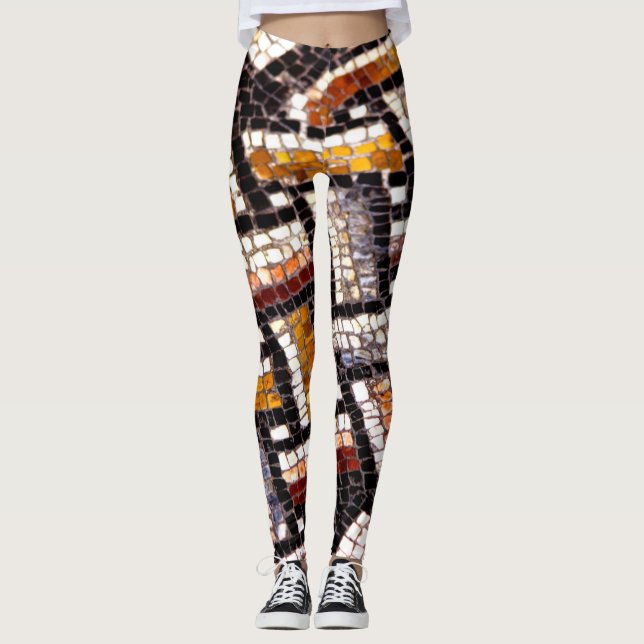 Legging Autumn Toned Roman Mosaic (Frente)