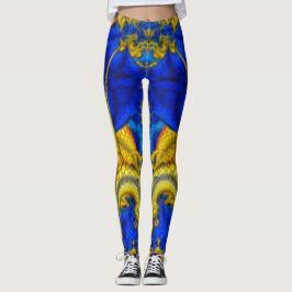 Legging Avatar Azul Safira Serpentina