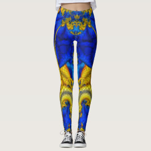 Legging Avatar Azul Safira Serpentina