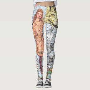 Legging Aventuras de Alice no País das Maravilhas Clássico
