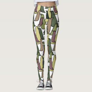 Legging Aves de Camuflagem