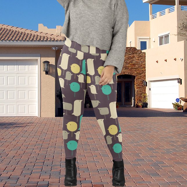 Legging Aves Geométricas (Criador carregado)