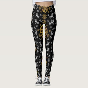 Legging Aztec Art Home Decor Mexicano
