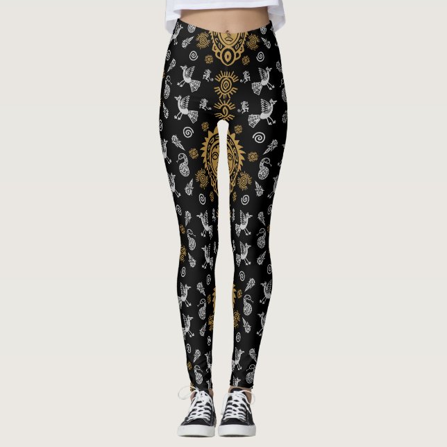 Legging Aztec Art Home Decor Mexicano (Frente)