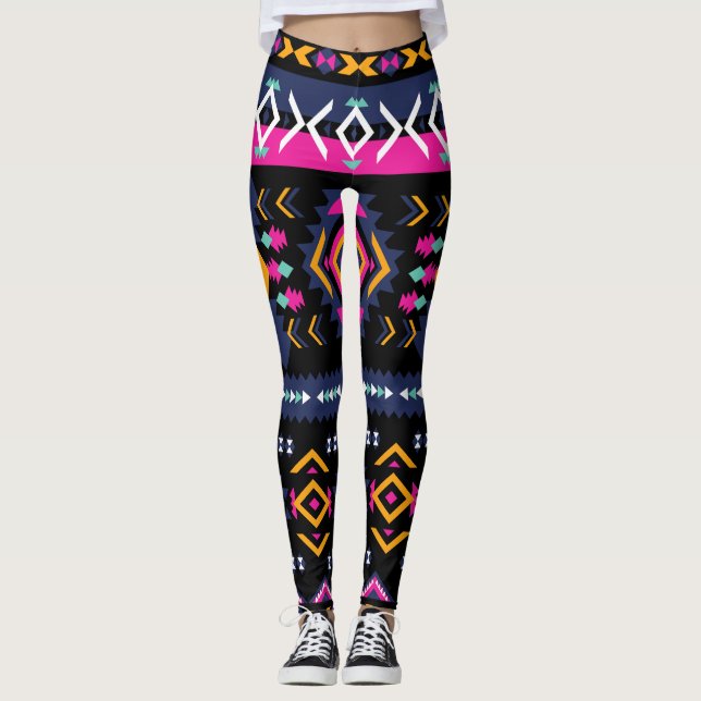 Legging Aztec Colorido (Frente)