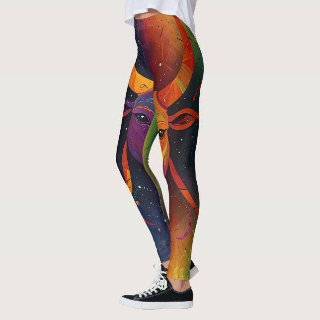 Legging Aztec Zodiac Abstrato Mix (Esquerda)
