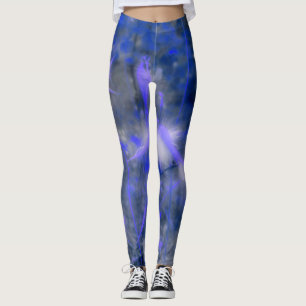 Legging Azuis Da Natureza