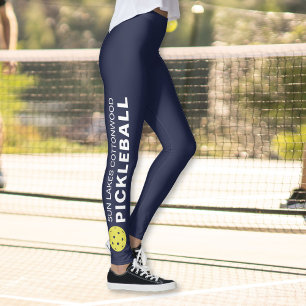 Legging Azuis marinhos feitos sob encomenda desportivos do