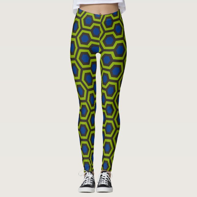 Legging Azul brilhante (Frente)