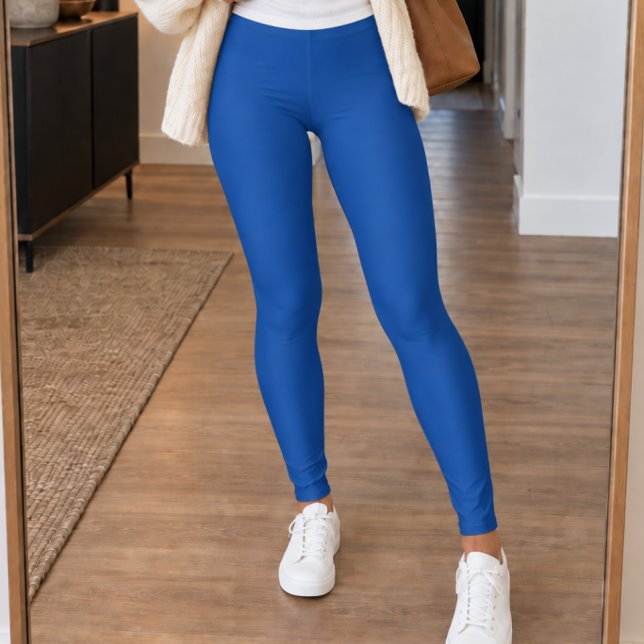 Legging Azul Cobalto Sólido (Criador carregado)