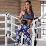 Legging Azul Daisies Floral Padrão | Leguminosas<br><div class="desc">Azul Daisies Floral Padrão | Leggings - Obtenha ranhura com nosso excelente de Leggings de Coleção de Flores para vestir,  trabalhar ou simplesmente sair.</div>