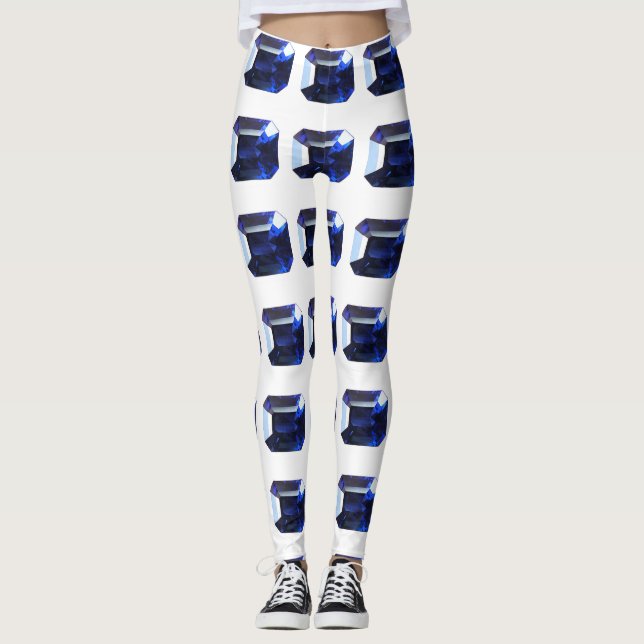 Legging Azul de apphire retangular (Frente)