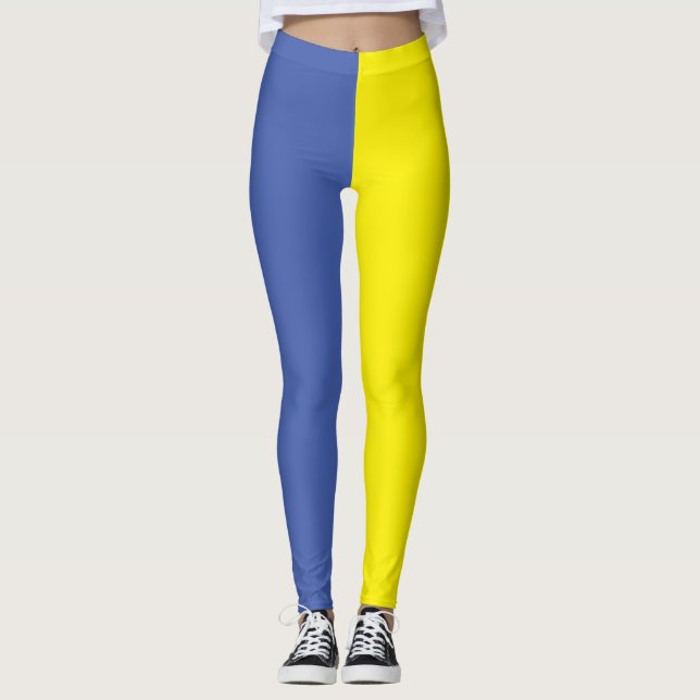 Legging Azul e Amarelo na Ucrânia (Frente)