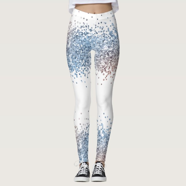 Legging Azul e Cobre (Frente)