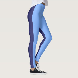 Legging Azul escuro azul claro