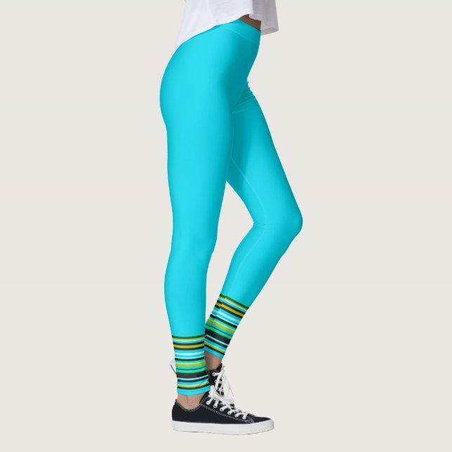 Legging Azul Esportivo  (Direita)