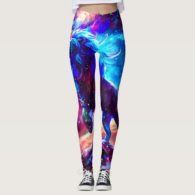 Legging Azul-ião-Galáxia (Frente)