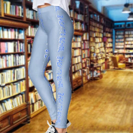Legging Azul-sombra BTS