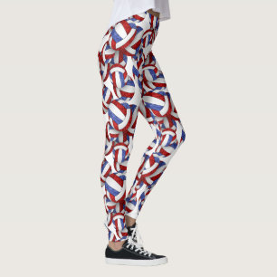 Legging azul vermelho colorido do livro espiritual