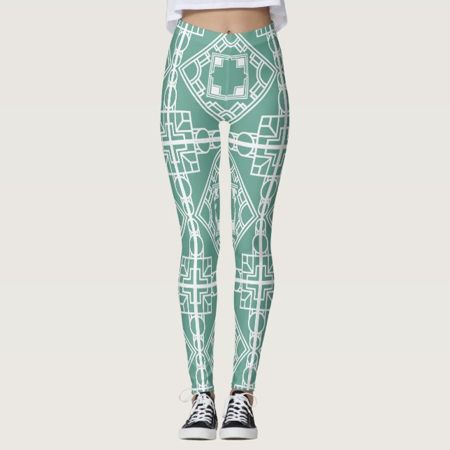 Legging Azulejo Art Deco (Frente)