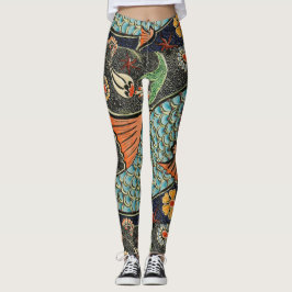 Legging Azulejo de peixe